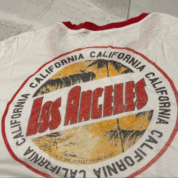 Brandy Melville Los Angeles California Logo Tshirt - Picture 9 of 10